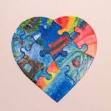 Painted puzzle made by My Studio Party Paint Star Birthday Party