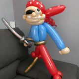 balloon twisting with pirate and bandana